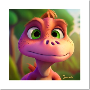 Baby Dinosaur Dino Bambino - Jacob Posters and Art